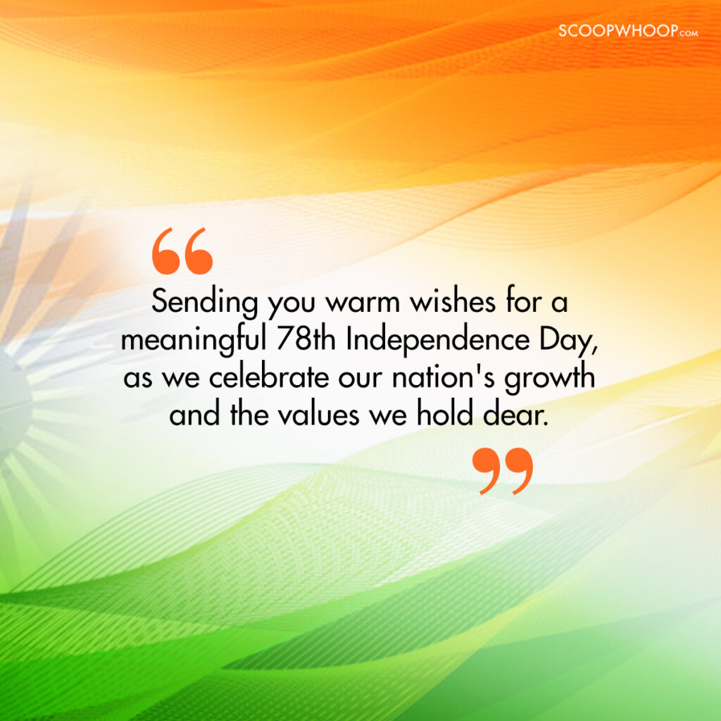 Happy 78th Independence Day Wishes