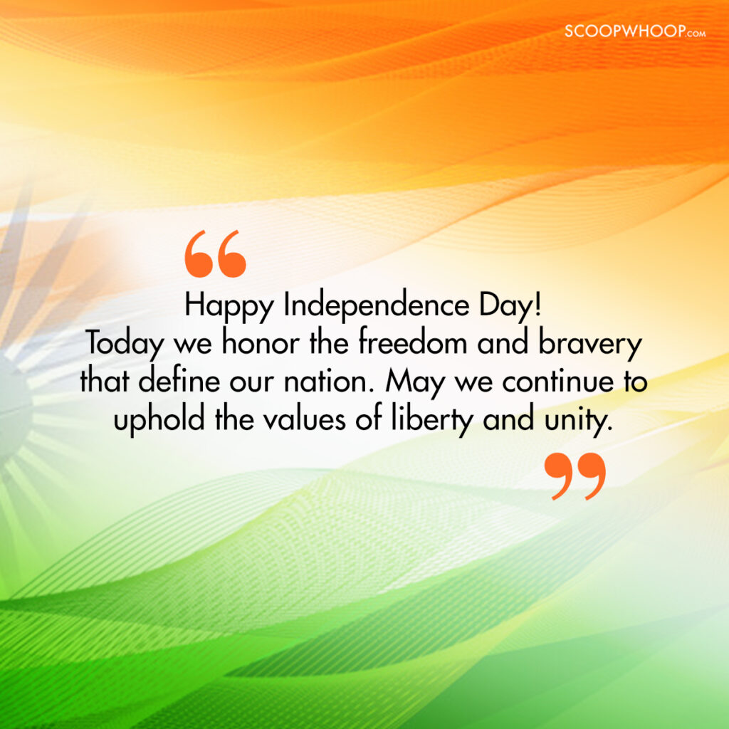 Independence Day Message