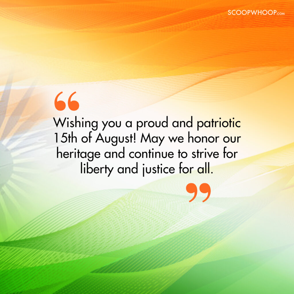 Patriotic Independence Day Wishes