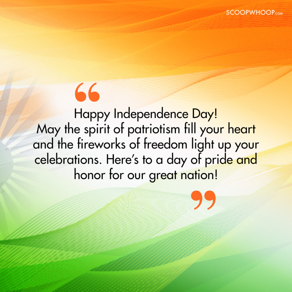 Patriotic Independence Day Wishes