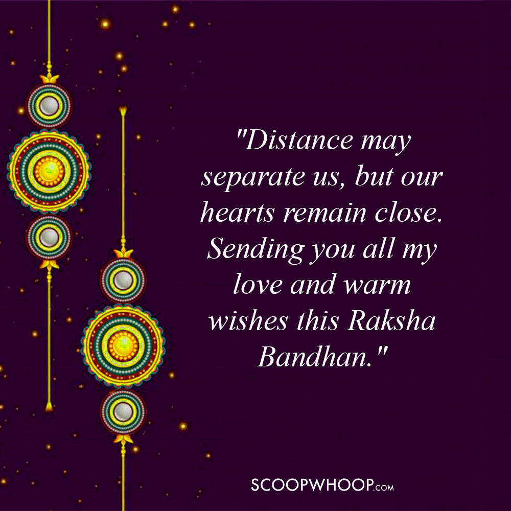 Raksha Bandhan Quotes for Long Distance Brother