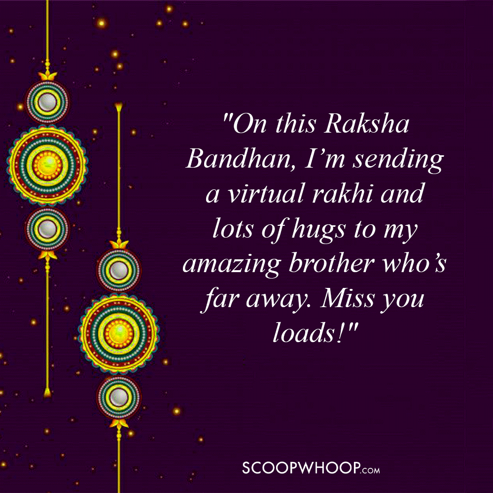 Raksha Bandhan Quotes for Long Distance Brother