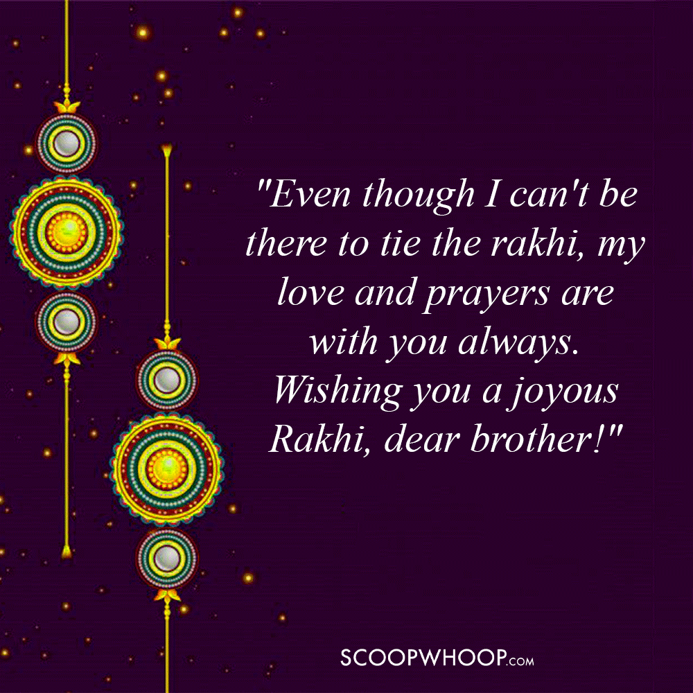 Rakhi Quotes for Long-Distance Brother