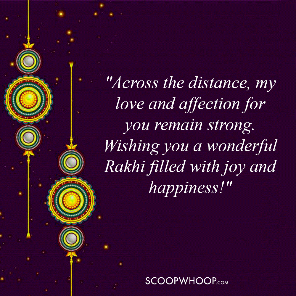 Rakhi Quotes for Long-Distance Brother