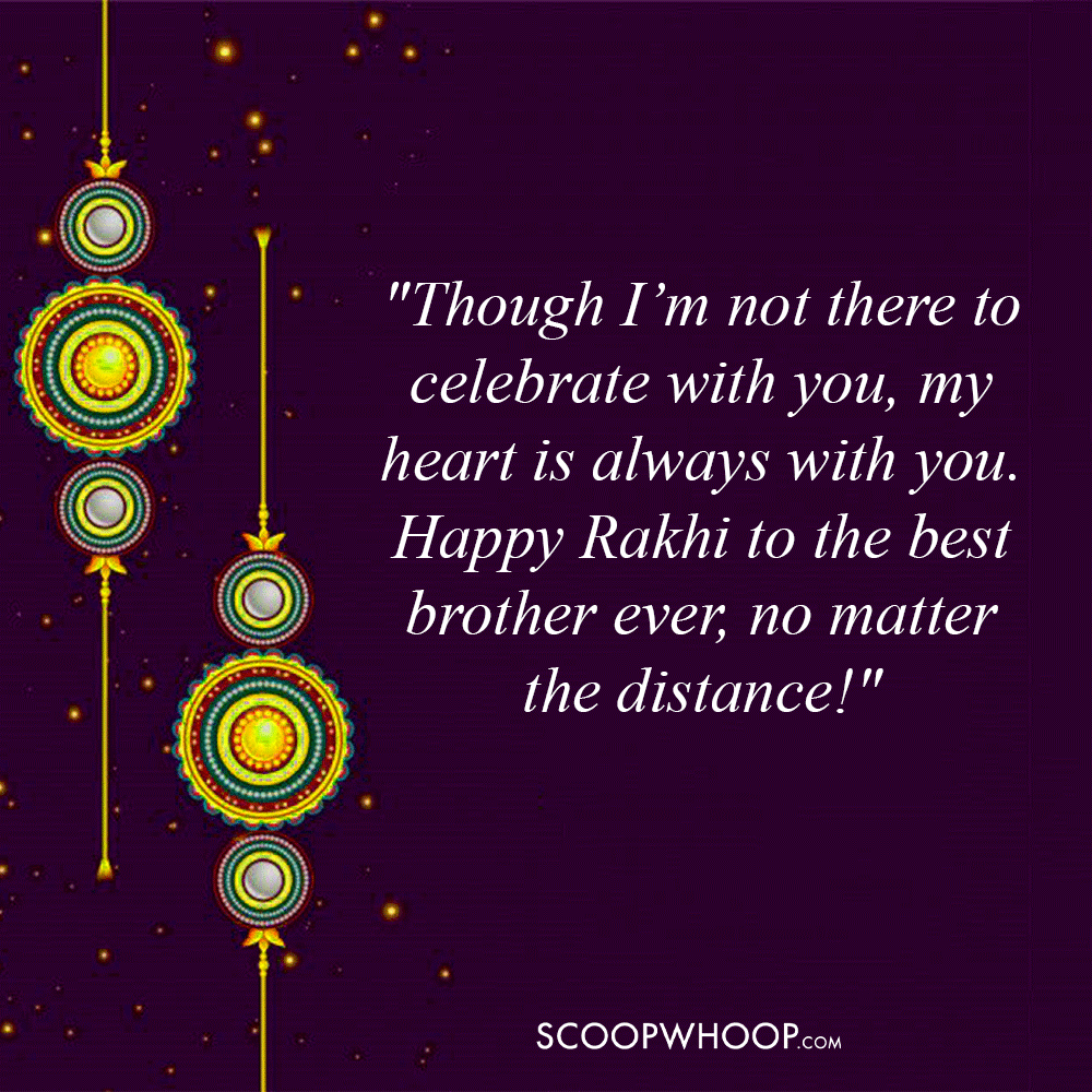 Rakhi Quotes for Long-Distance Brother