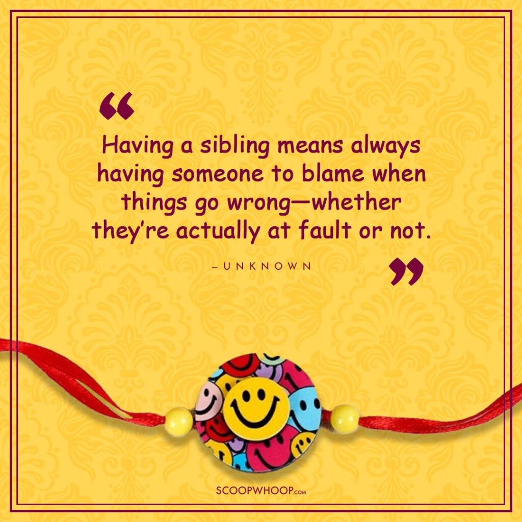 Funny Sayings About Siblings