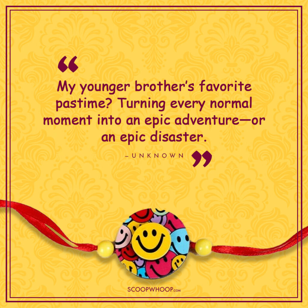 Elder Sister and Younger Brother Funny Quotes