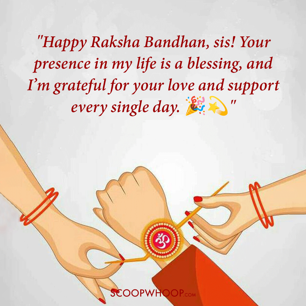 Happy Raksha Bandhan Wishes for Sister