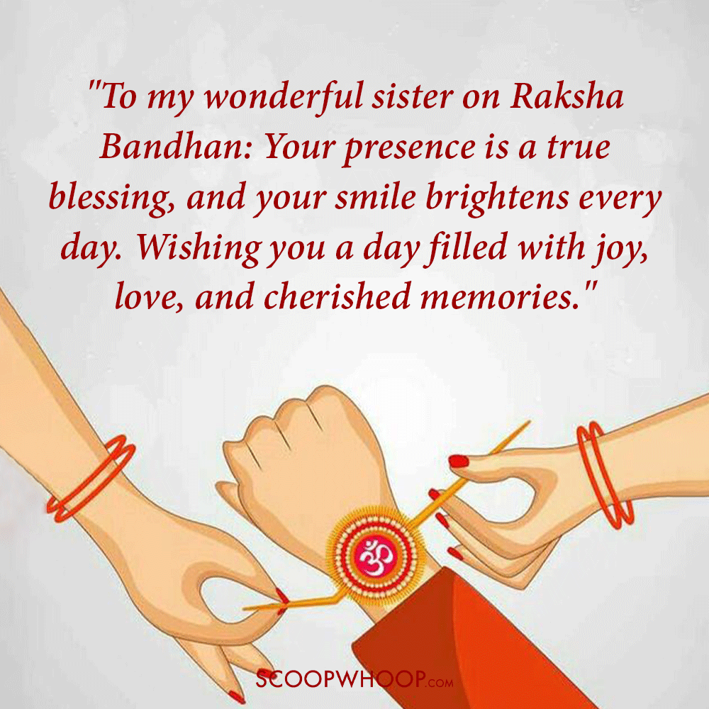 Rakhi Msg for Sister