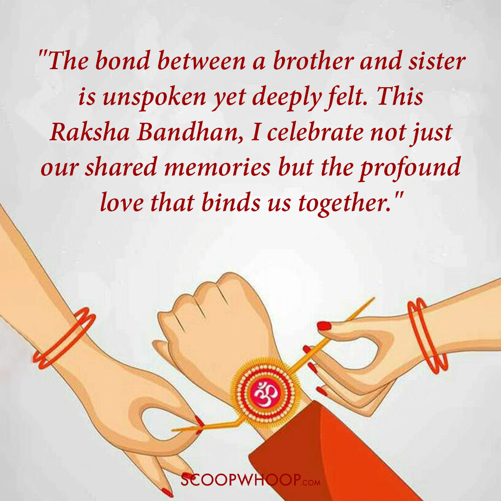 Heart touching Raksha Bandhan Quotes for Sister