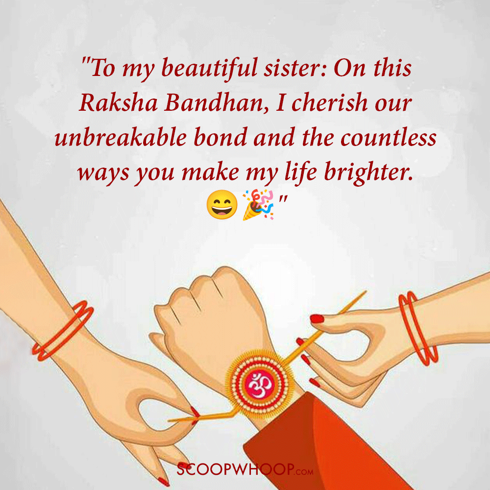 Raksha Bandhan Caption for Sister