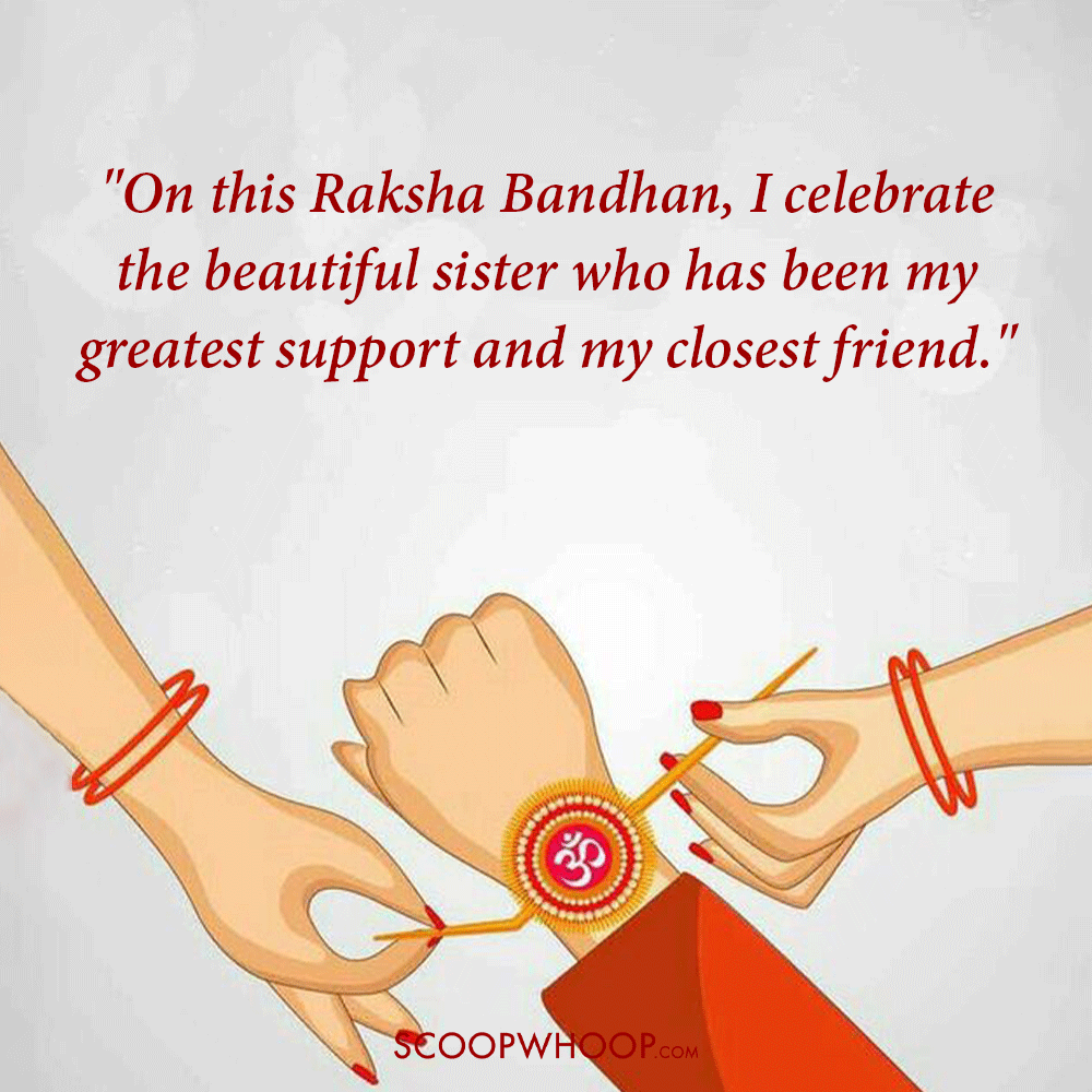 Raksha Bandhan Lines for Sister