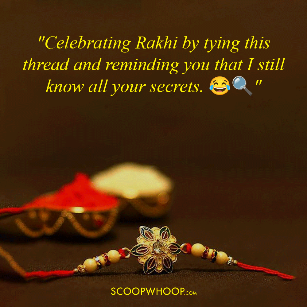 Funny Raksha Bandhan Captions