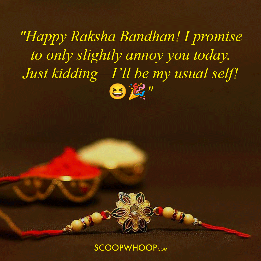 Funny Raksha Bandhan Captions