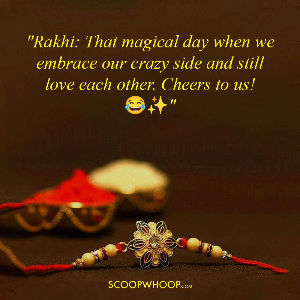 Crazy Raksha Bandhan Captions For Instagram