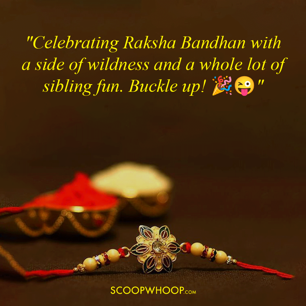 Crazy Raksha Bandhan Captions For Instagram