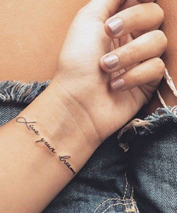 wrist hand band tattoo