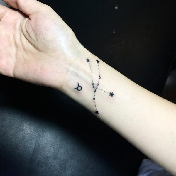 wrist hand band tattoo