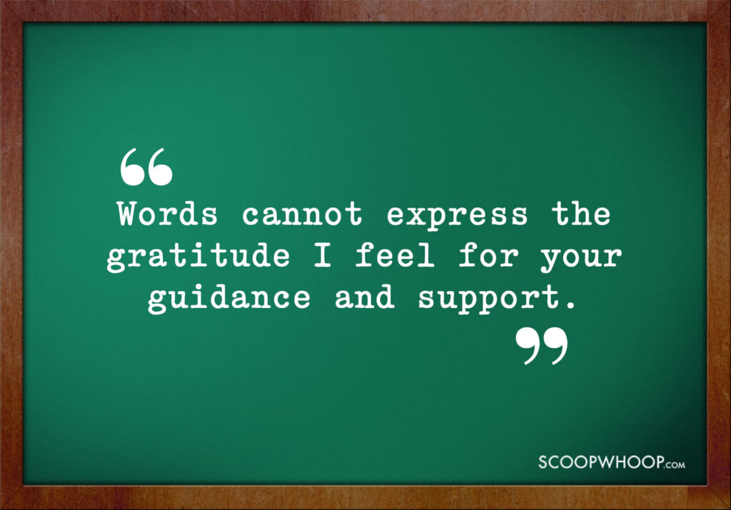 Gratitude Quotes to Teachers