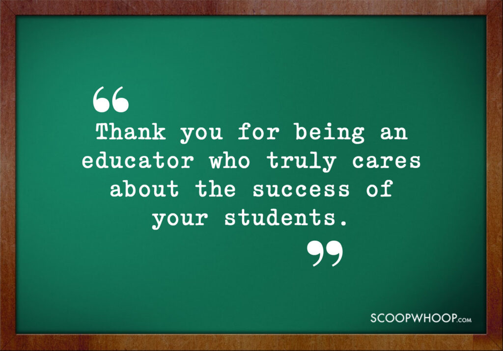 Thank You Quotes for Educators