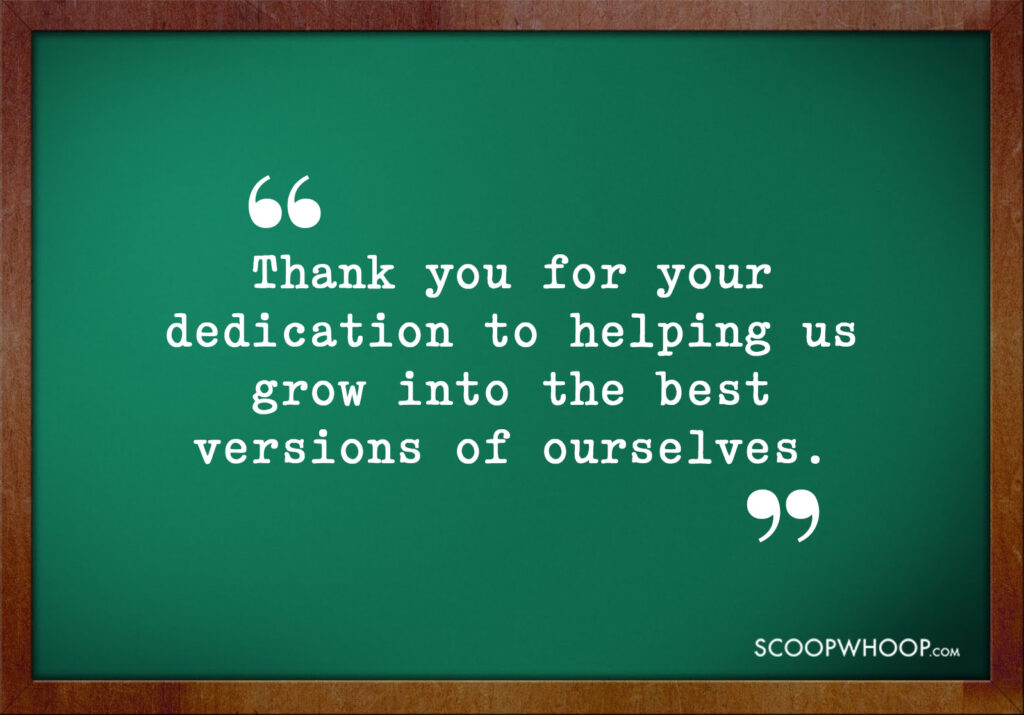 Thank You Quotes for Educators