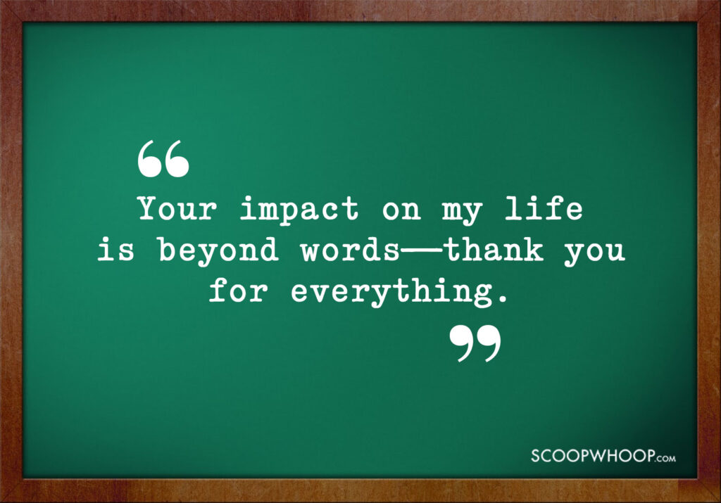 Gratitude Words for Teachers