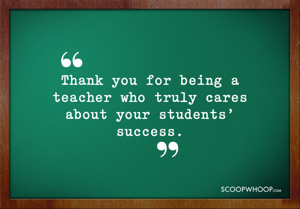 Gratitude Words for Teachers