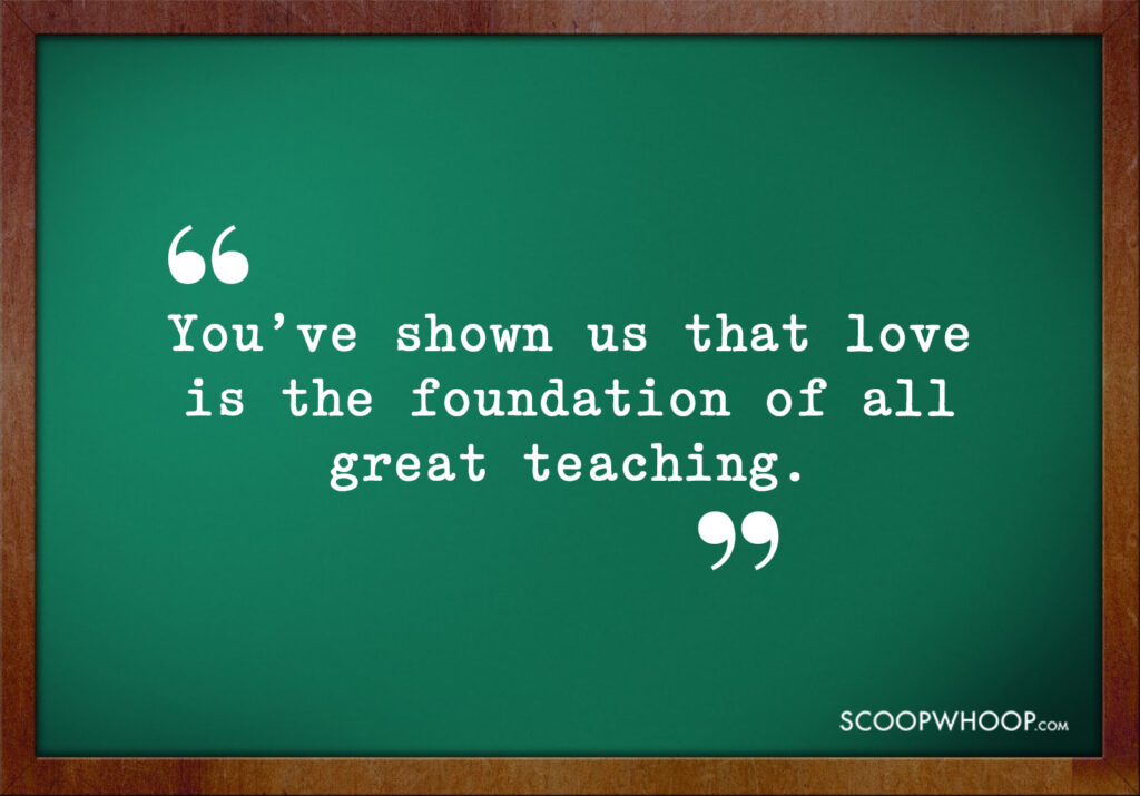 Love Quotes for a Teacher