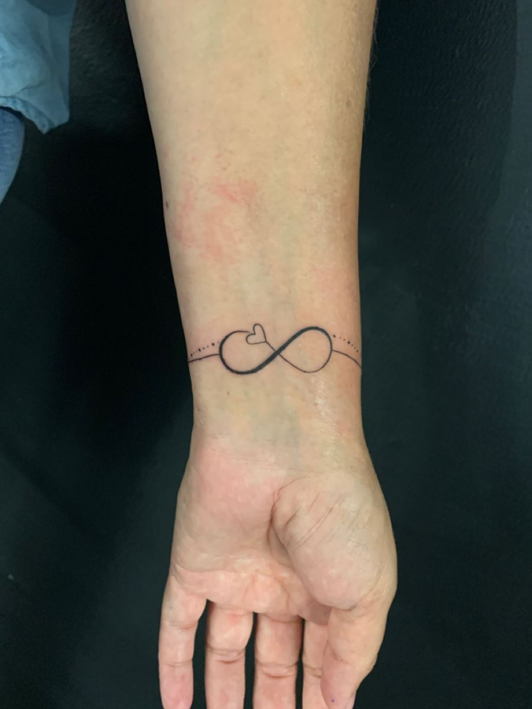 wrist hand band tattoo