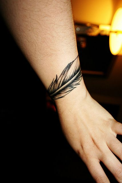 wrist hand band tattoo