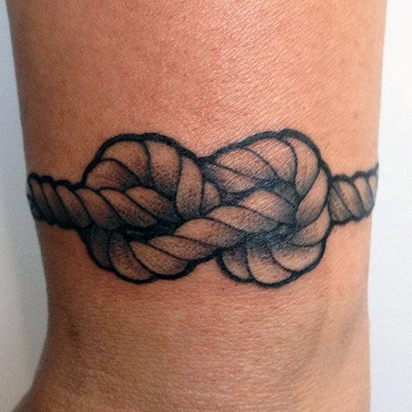 wrist hand band tattoo