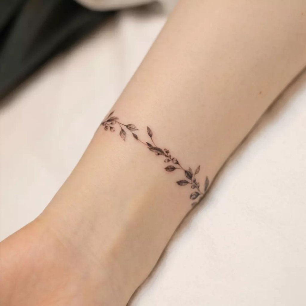 wrist hand band tattoo