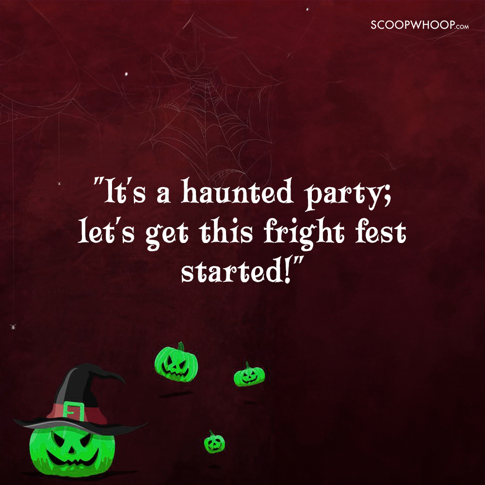 Halloween Party Caption