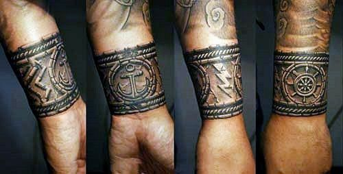 Bracelet tattoo for men