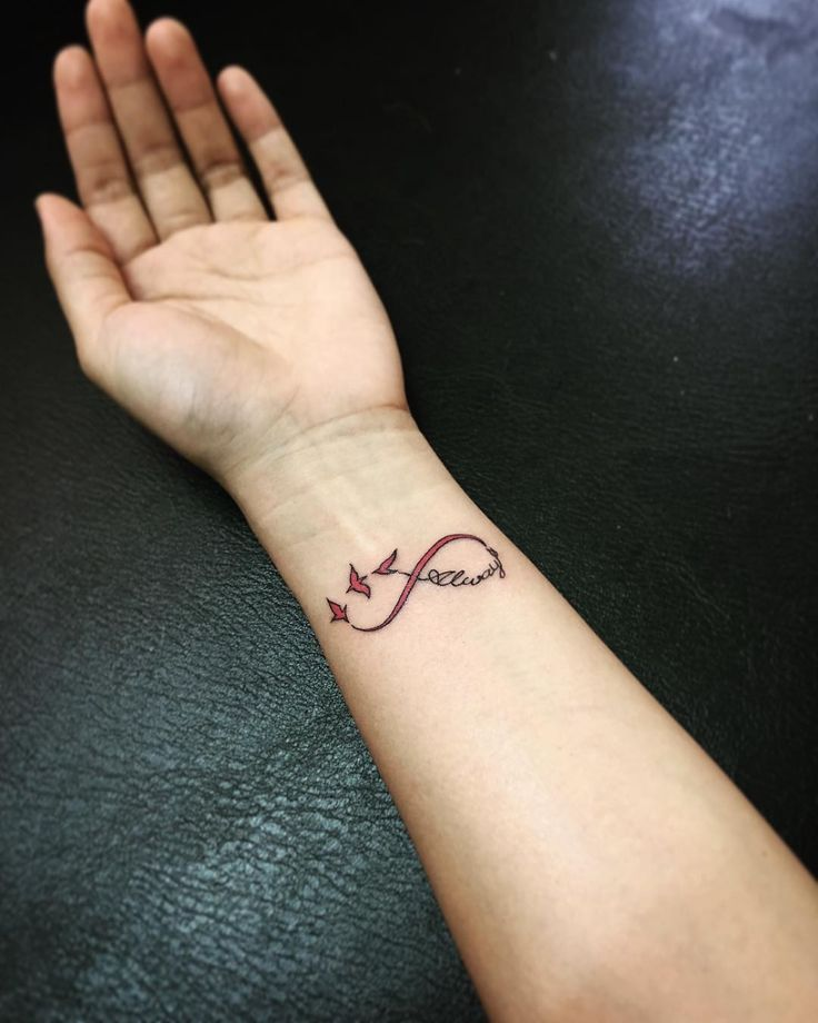 s letter tattoo on wrist