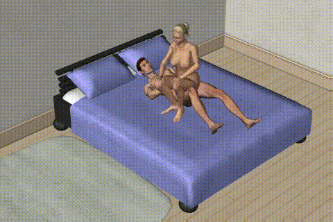 Sex position from the side