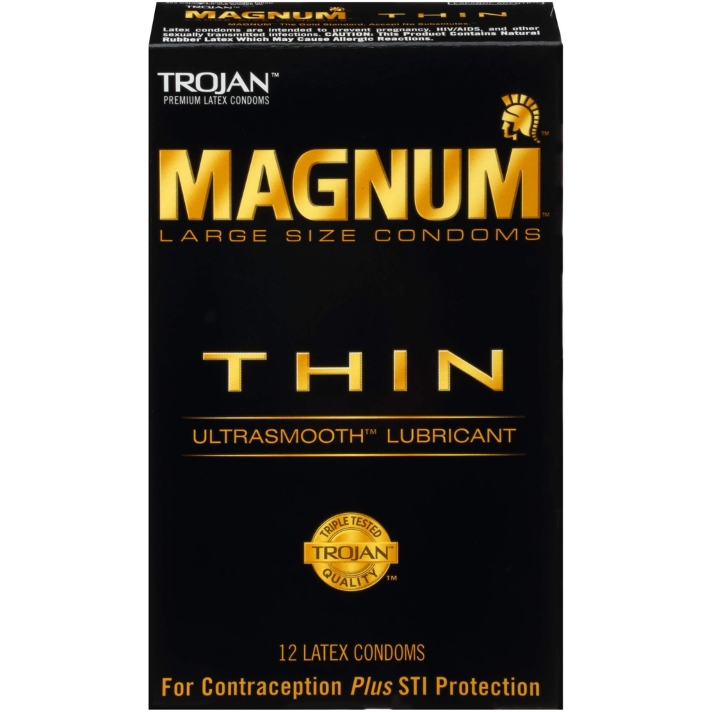 Trojan Magnum Thin Condoms best condoms for men