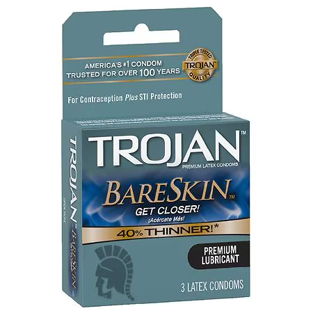 Trojan Sensitivity Bareskin Condoms best condoms for men