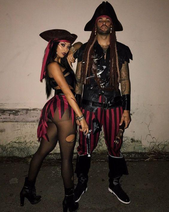 Sexy Pirate Costume for Couples