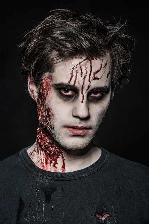 Vampire Makeup for Man