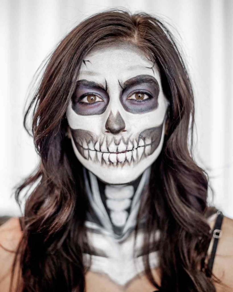 Male Skeleton Makeup