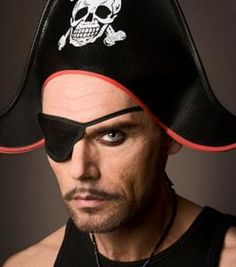 Man Pirate Makeup