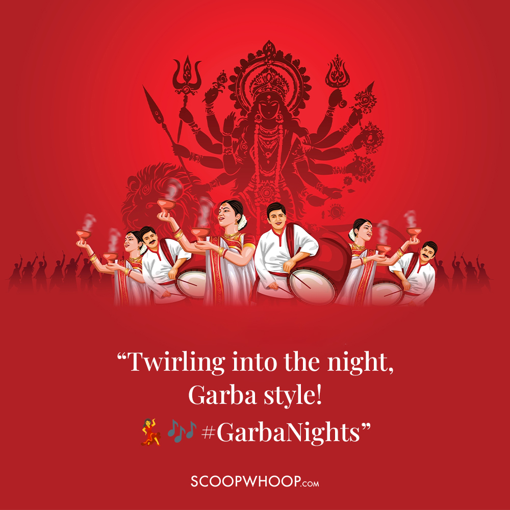 Garba Caption for Navratri