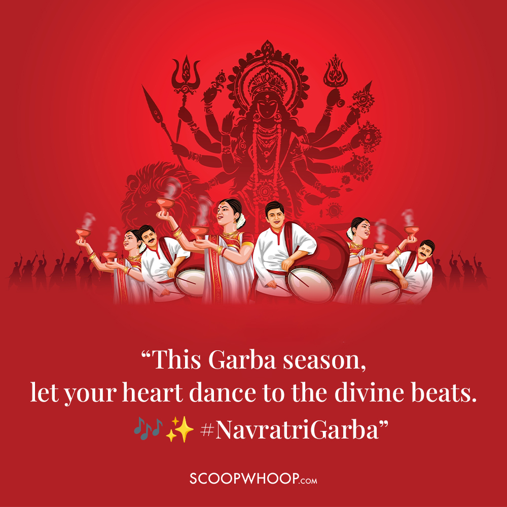 Garba Caption for Navratri