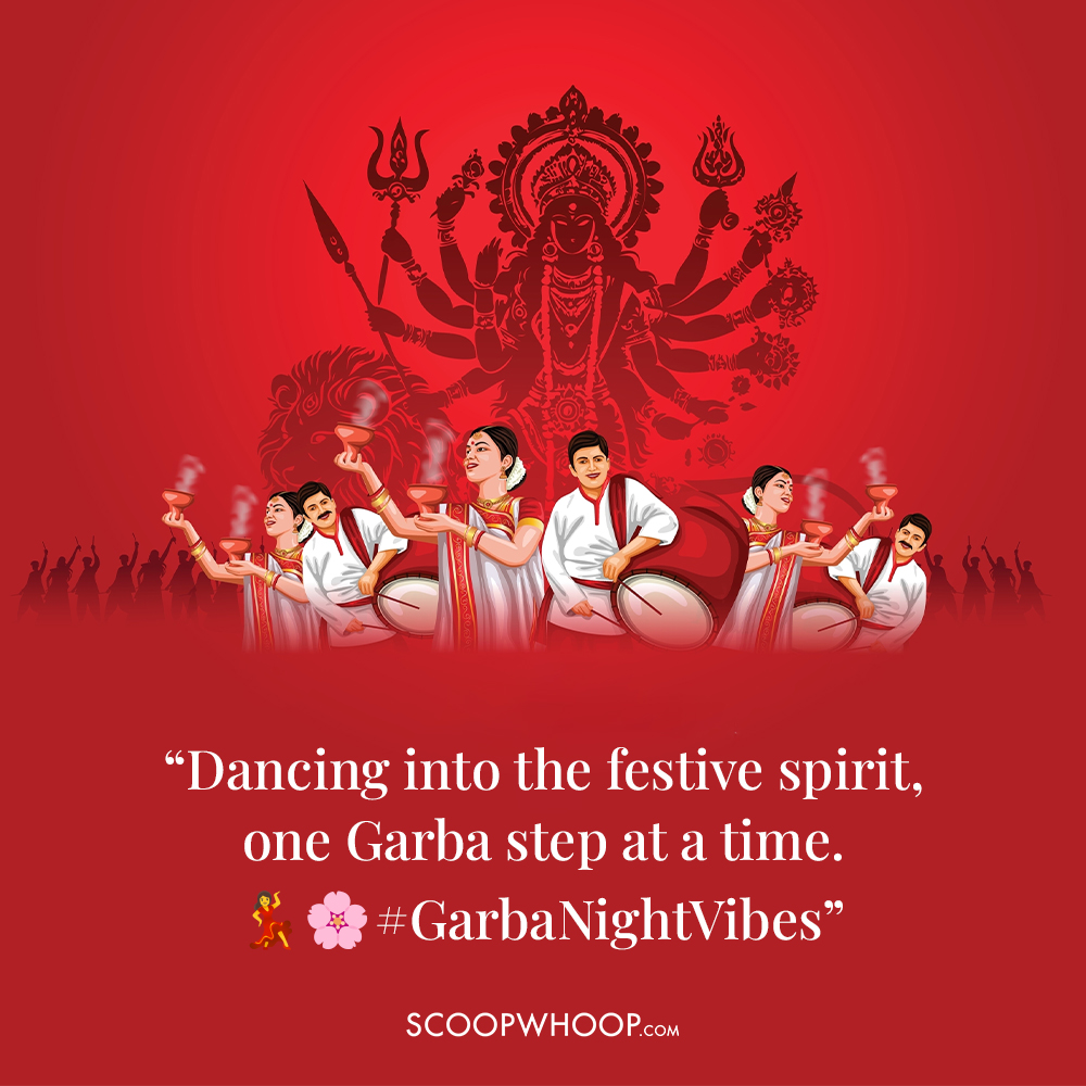 Garba Caption for Navratri