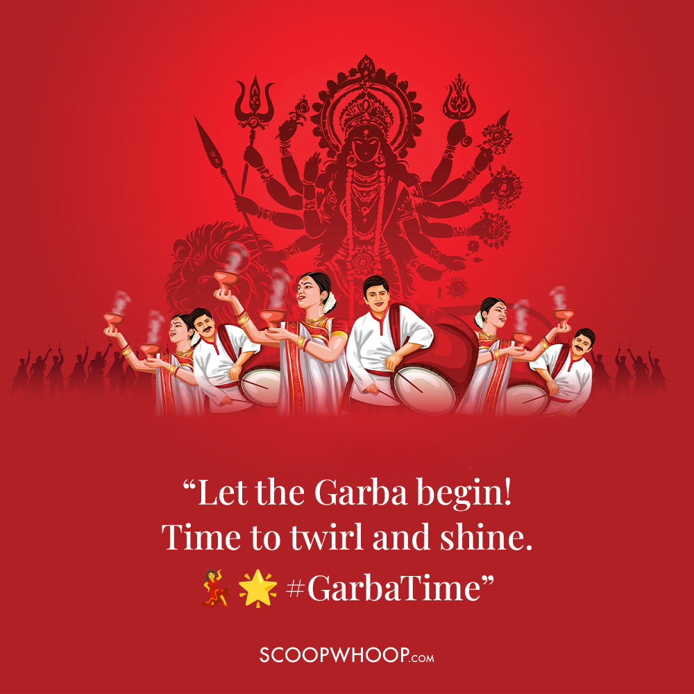 Garba Caption for Navratri