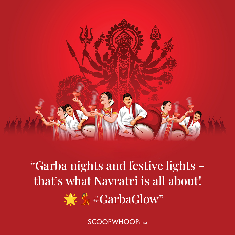 Garba Caption for Navratri