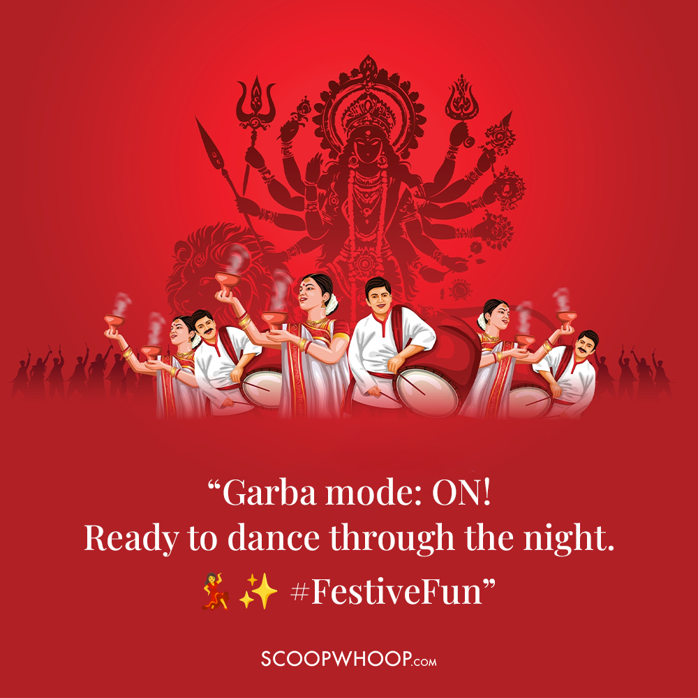 Garba Caption for Navratri