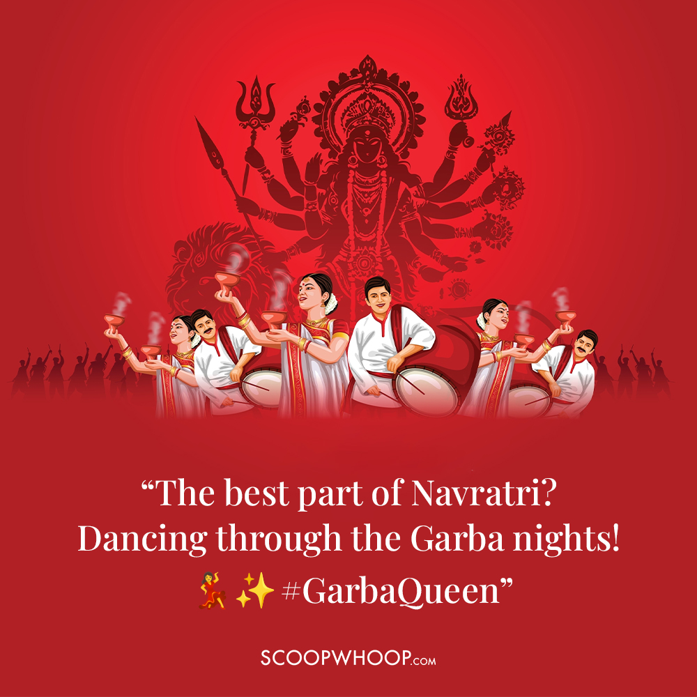 Garba Caption for Navratri