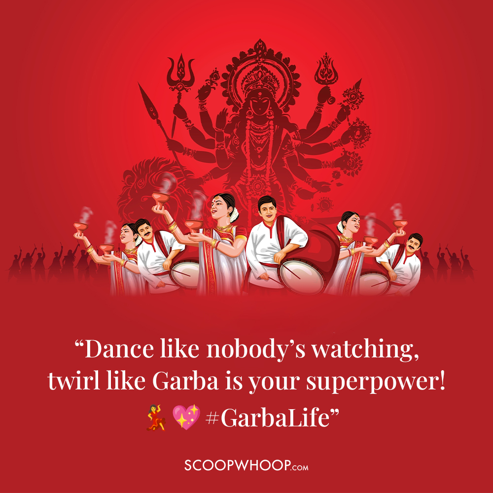 Garba Caption for Navratri